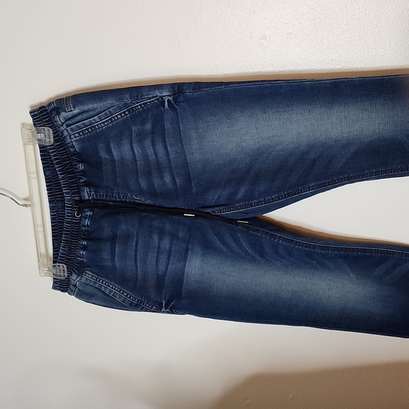 NEW Joe's Jeans Isabeli Blue Med Wash Womens Denim Drawstring Joggers Pockets - Picture 3 of 15